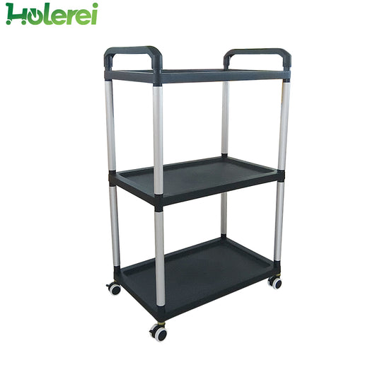 Light Duty 3 Layers Multipurpose Handcart - Black