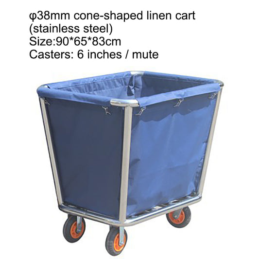 Hotel Service Linen Cart 38mm Pipes - JF0009