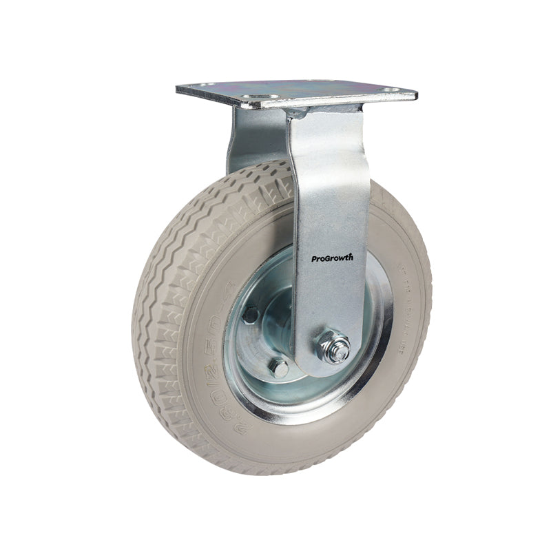 8 Inch Foam Wheel Plate Galvanized Caster