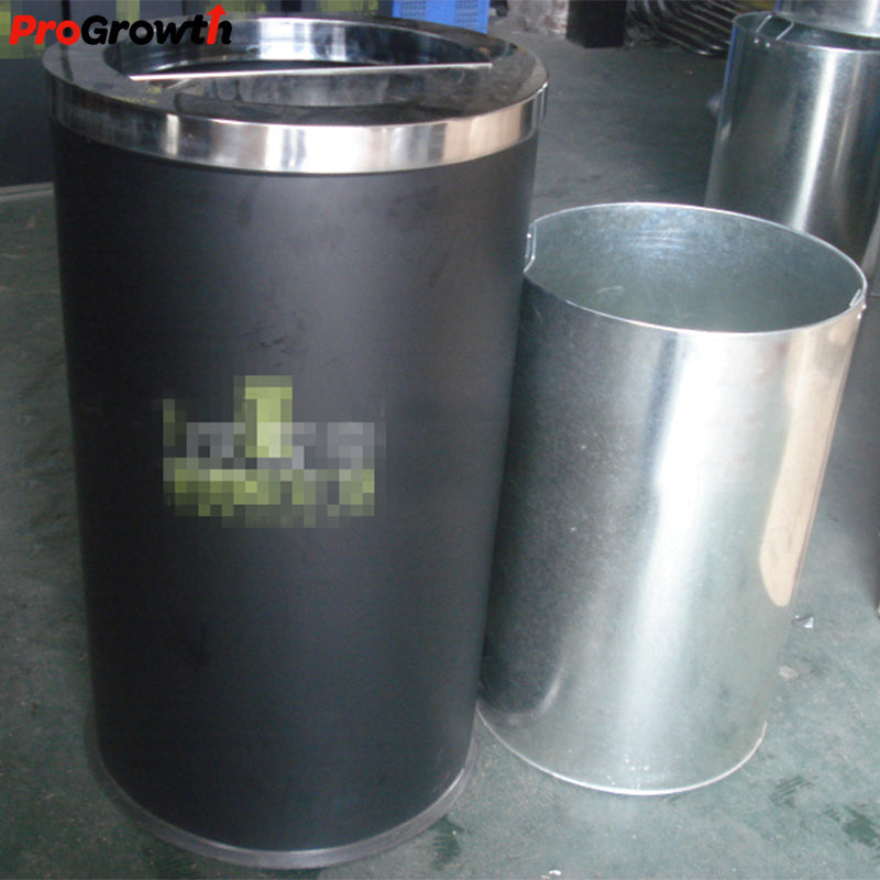 Round Shake Cap Stainless Steel Garbage Bin - ST00023