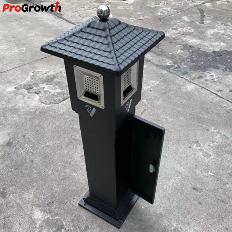 Public Vertical Lighthouse Litter Ash Bin - ST00018