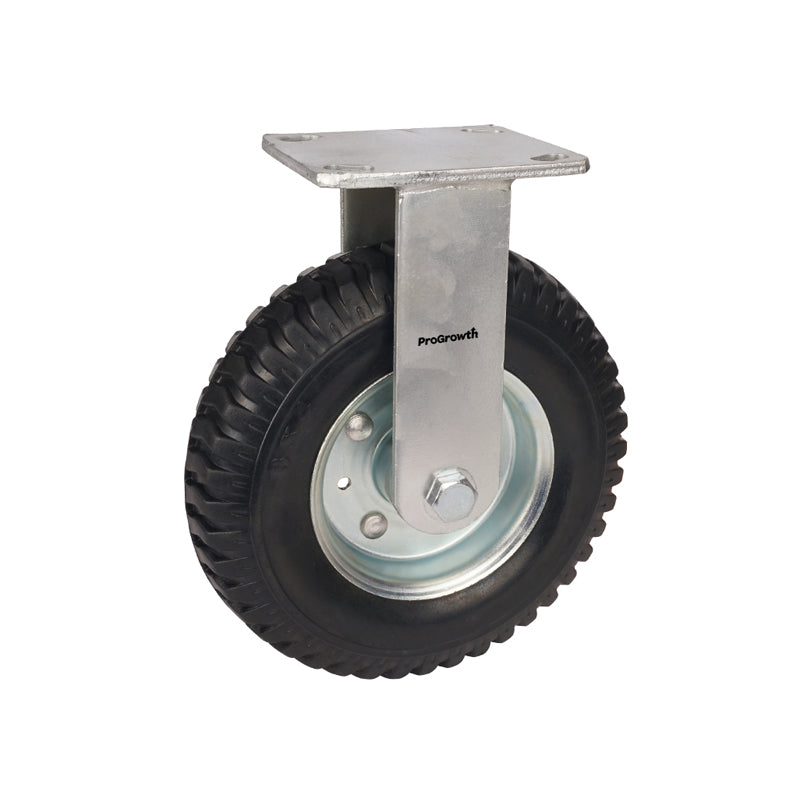 4-D Beacon Rubber Wheel Plate Caster