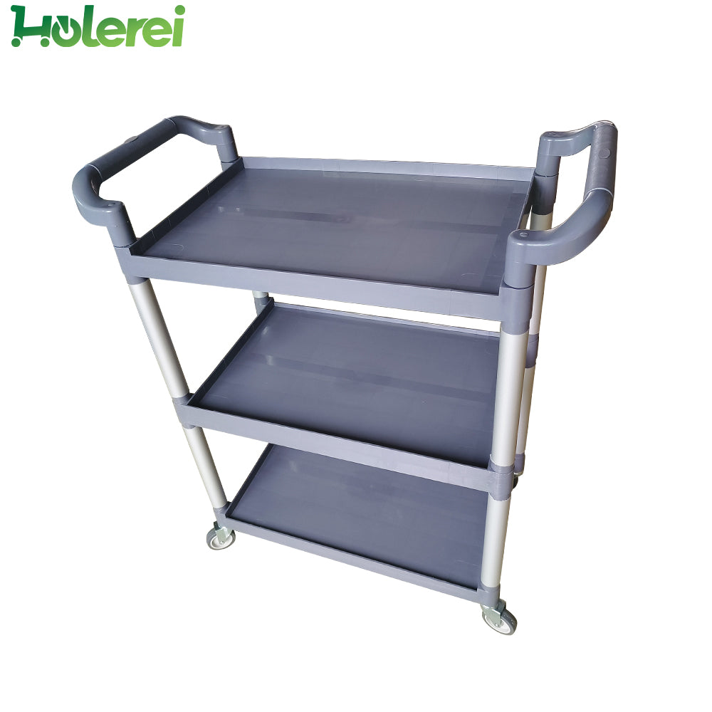 3-tier Utility Cart Grey - 8002A