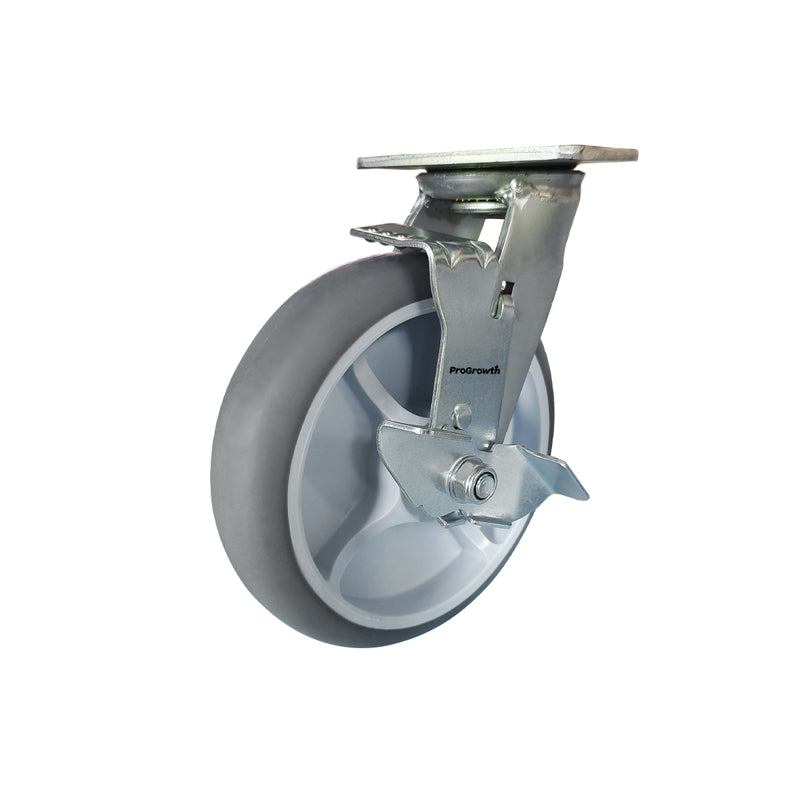 8 Inch TPR Wheel Plate Caster