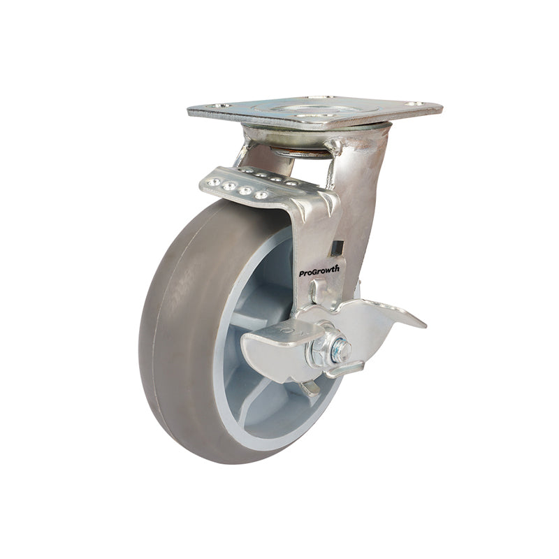 6 Inch TPR Wheel Plate Caster