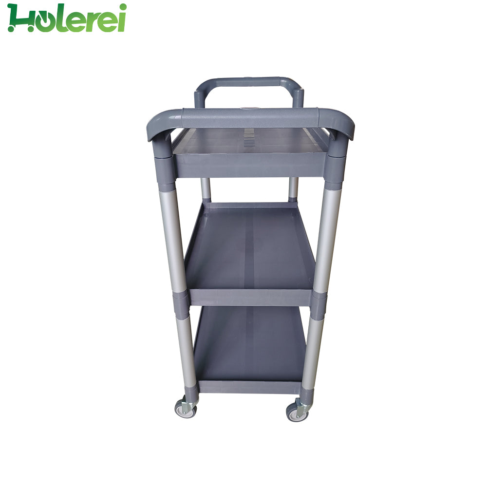 3-tier Utility Cart Grey - 8002A