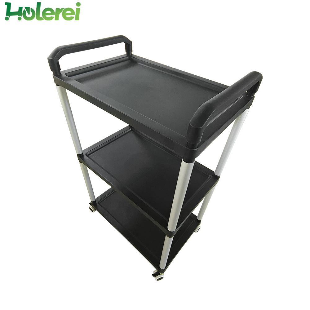 Light Duty 3 Layers Multipurpose Handcart - Black