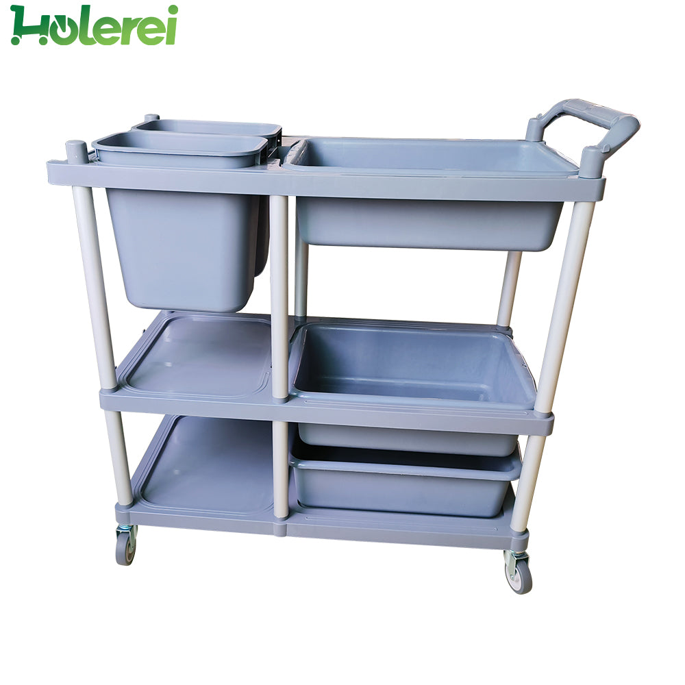 Plastic Bowl Collection Cart - 8005B
