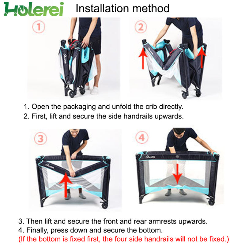 Portable and foldable baby crib - 25021802