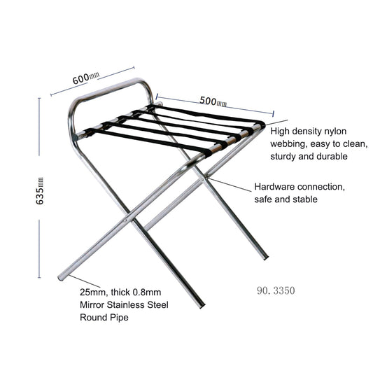 Guest Room Equipment - Luggage Rack 90.3350