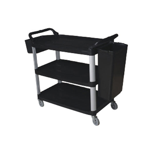 Three-layer dining cart with bucket - A-200