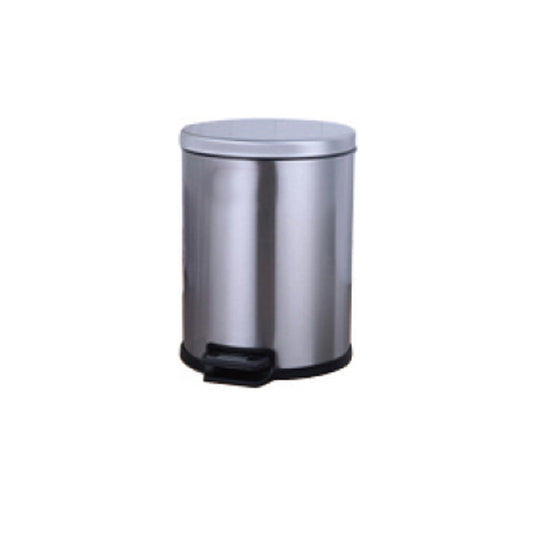 Stainless steel foot operated trash can (slow closing) - A-255k