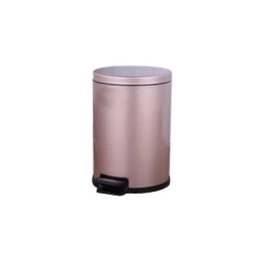 Champagne Gold foot operated trash can (slow closing) - A-256K