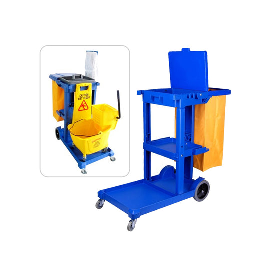 Janitor cart with cover - H0302