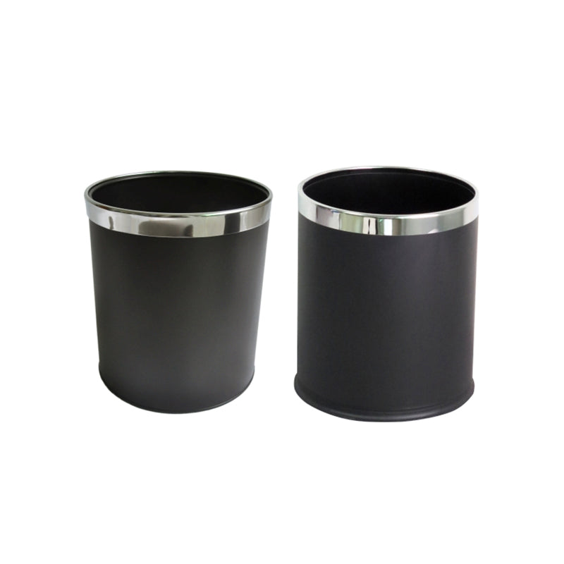 Round Metal Dustbin - H0539