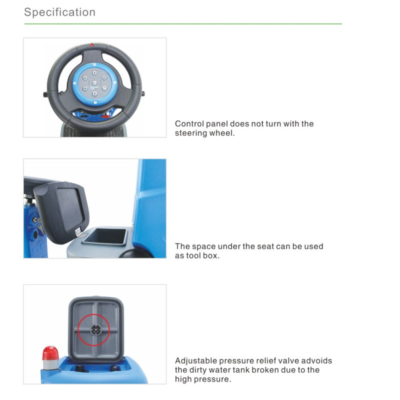 Ride-on Scrubber Dryer (S) - H8301