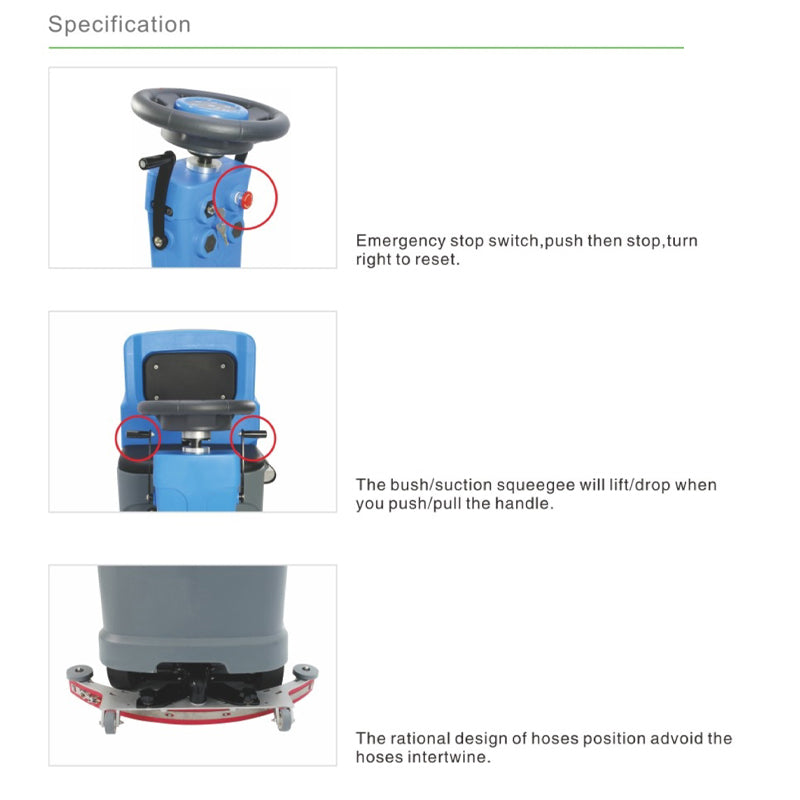 Ride-on Scrubber Dryer (S) - H8301