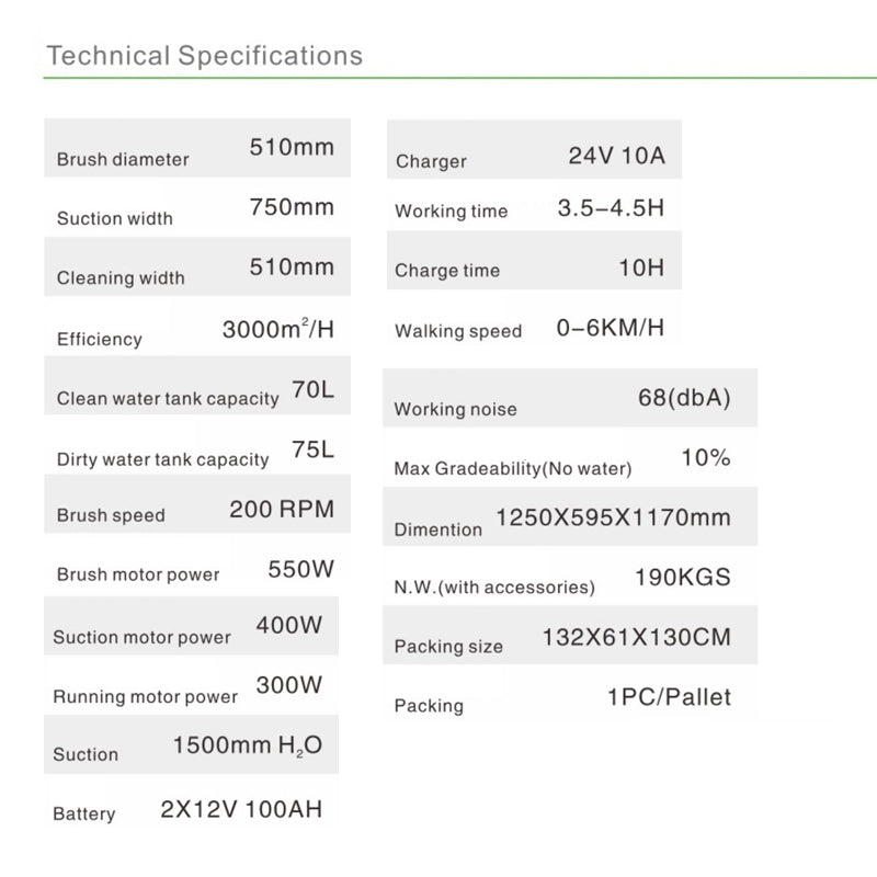 Ride-on Scrubber Dryer (S) - H8301