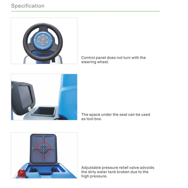 Ride-on Scrubber Dryer (M) - H8302